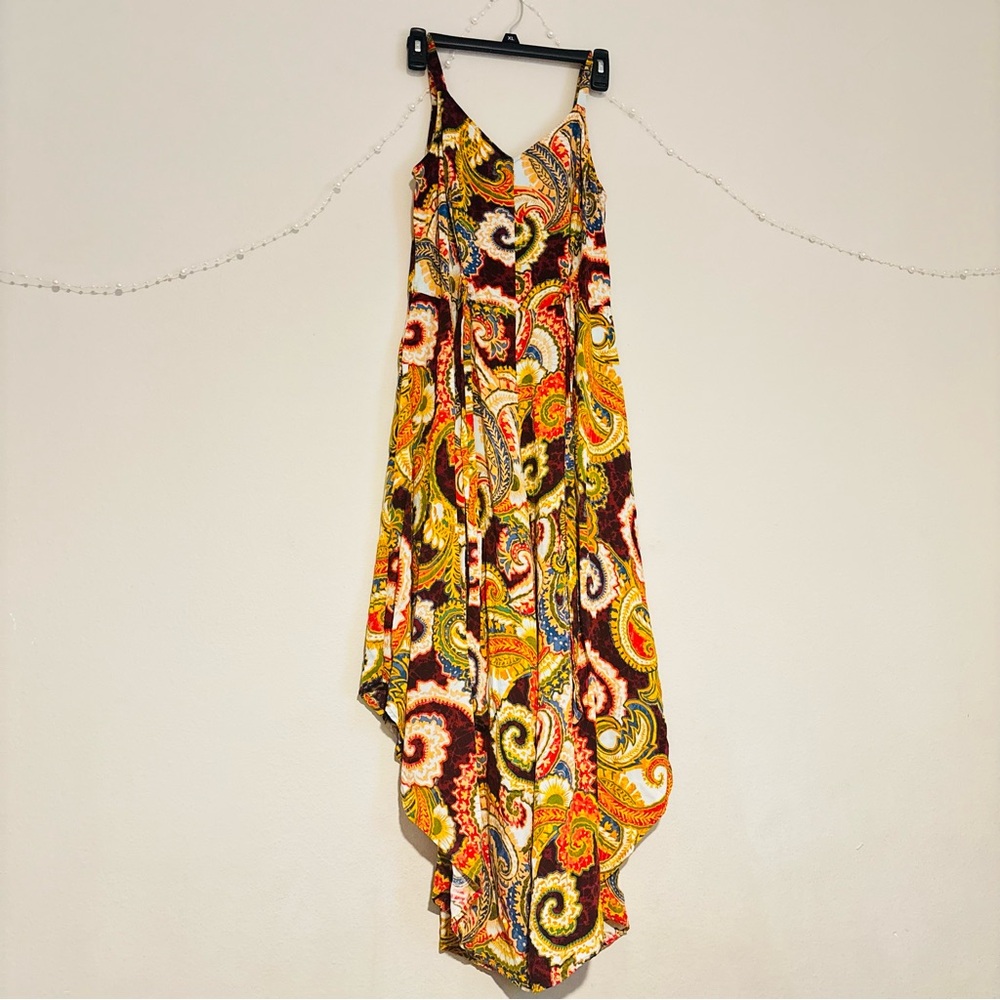 MSK Vibrant Paisley High Low Jumpsuits women’s - Picture 4 of 16